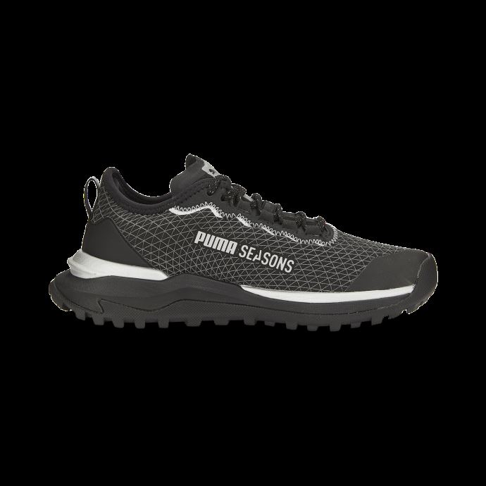 Puma Canada Noir-métallique Argent Voyage Nitro 2 Gore-tex Chaussures De Course Femmes
