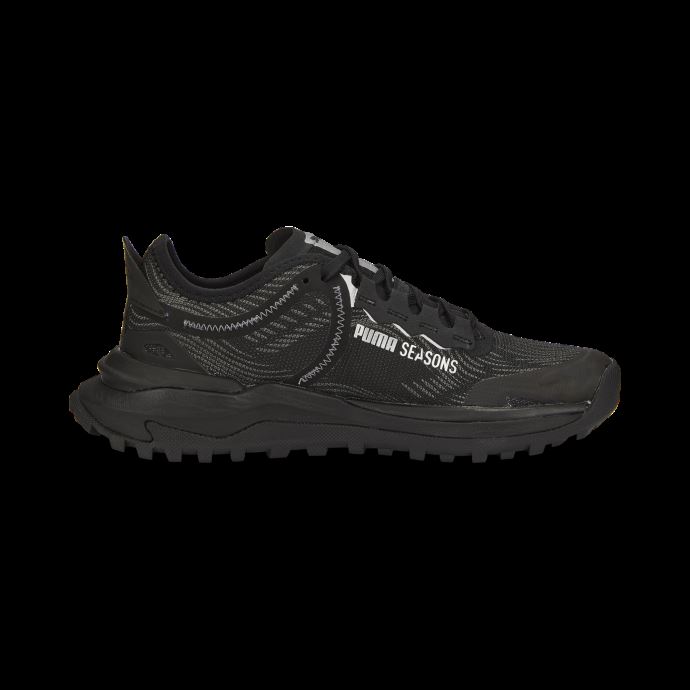 Puma Canada Voyage Nitro 2 Chaussures De Course Femmes Noir-argent Métallisé
