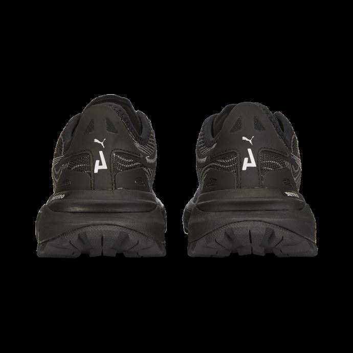 Puma Canada Black-metallic Silver Voyage Nitro 2 Chaussures De Running Femmes
