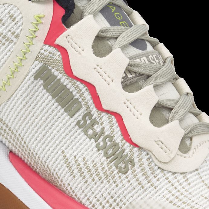 Puma Canada Voyage Nitro 2 Chaussures De Course Femme Pristine-light Lime-noir
