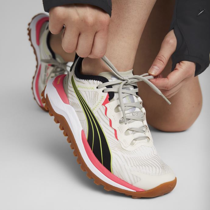 Puma Canada Voyage Nitro 2 Chaussures De Course Femme Pristine-light Lime-noir
