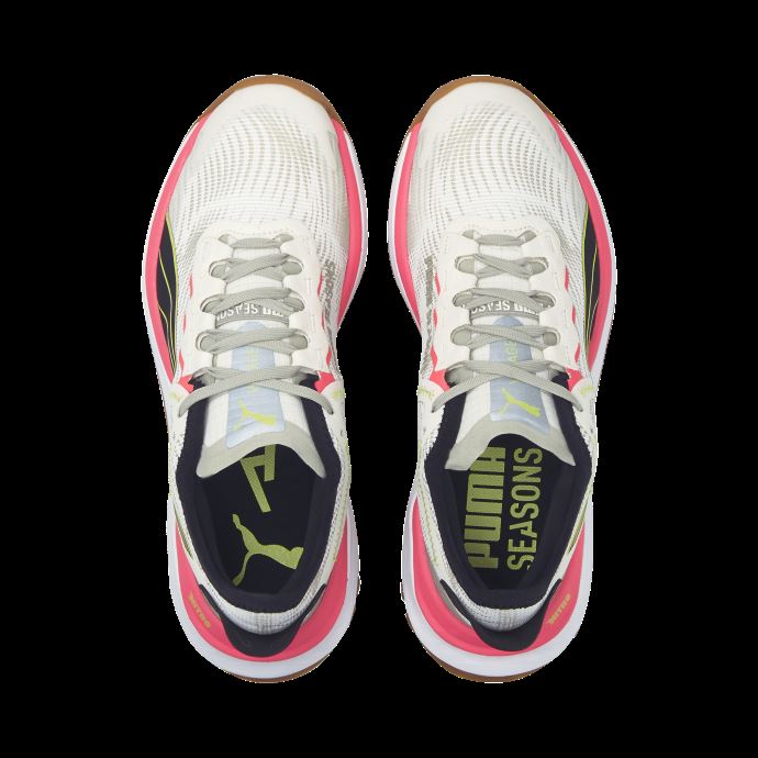 Puma Canada Voyage Nitro 2 Chaussures De Course Femme Pristine-light Lime-noir
