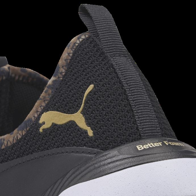 Puma Canada Black-team Or Meilleure Mousse Adore Safari Glam Chaussures De Course Pour Femmes
