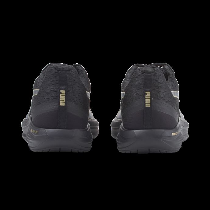 Puma Canada Black-team Gold Feline Profoam Safari Glam Chaussures De Course Pour Femme
