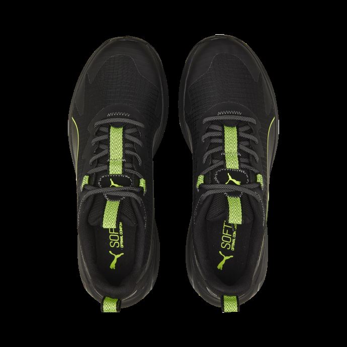 Chaussures De Course Sur Sentier Puma Canada Twitch Runner Black-lime Squeeze
