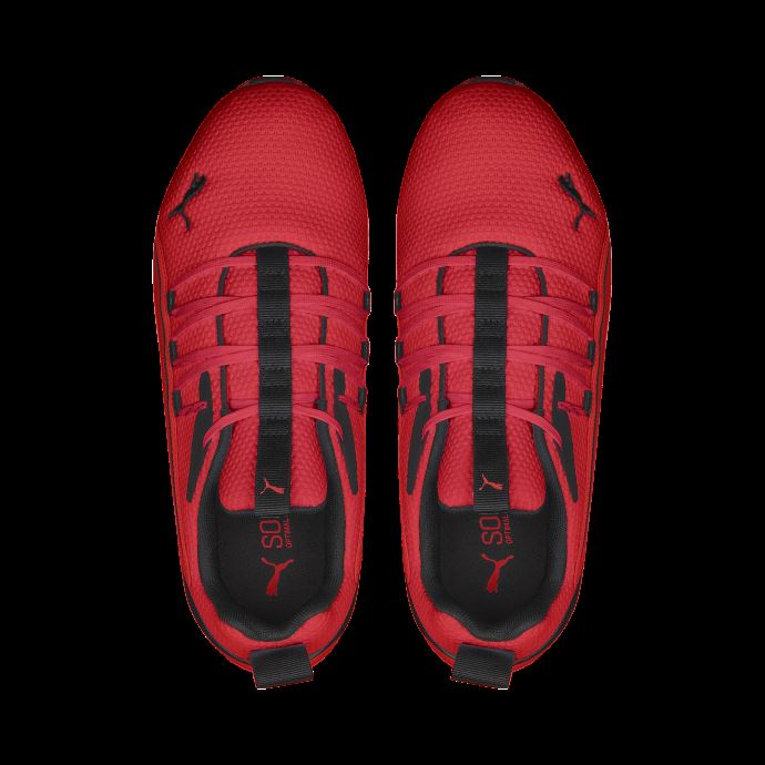 Axelion Nxt Camo Chaussures De Course Hommes Puma Canada Risque élevé Rouge-noir
