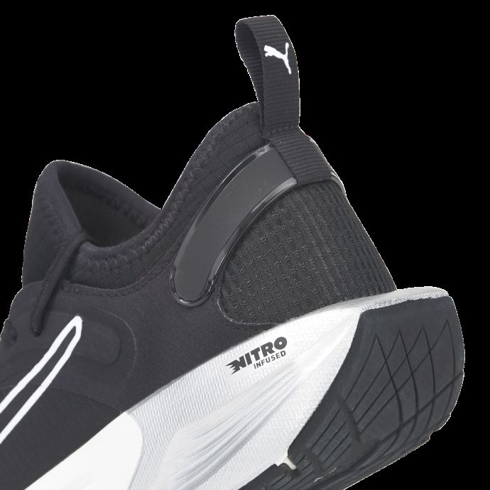 Puma Canada Pwr Xx Nitro Chaussures D'entraînement Femmes Noir-blanc-argent Métallisé
