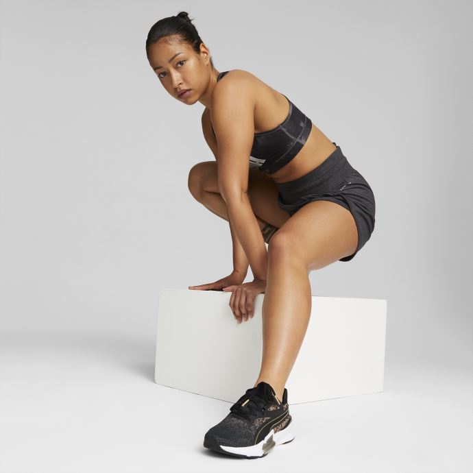 Puma Canada Black-desert Tan Pwrframe Safari Glam Chaussures D'entraînement Femmes