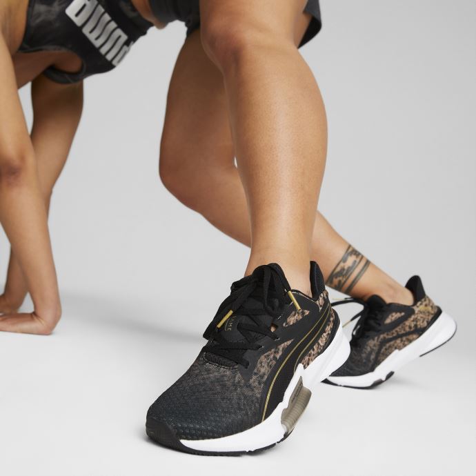 Puma Canada Black-desert Tan Pwrframe Safari Glam Chaussures D'entraînement Femmes
