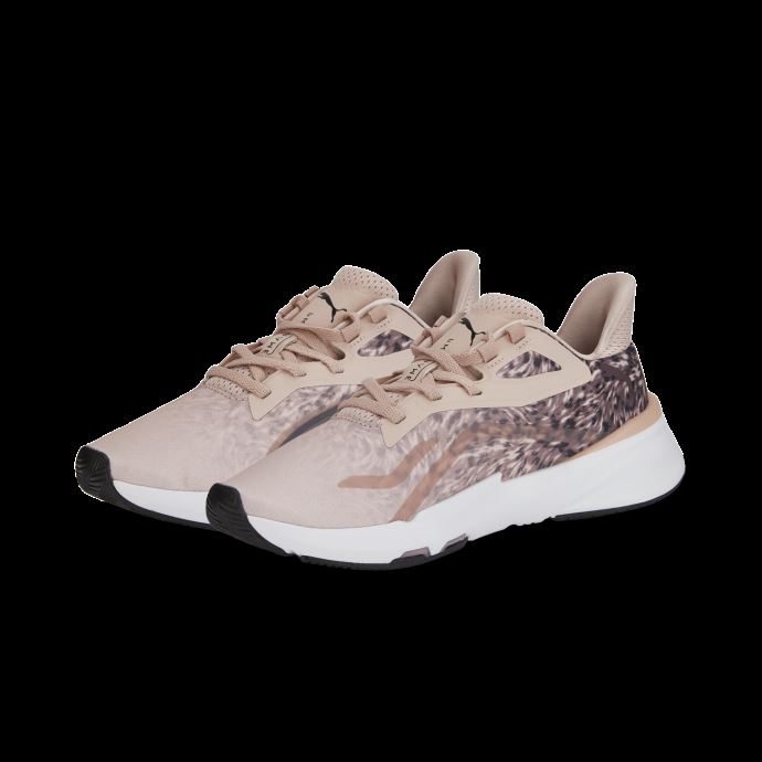Rose Quartz-noir Puma Canada Pwrframe Safari Glam Chaussures D'entraînement Femmes