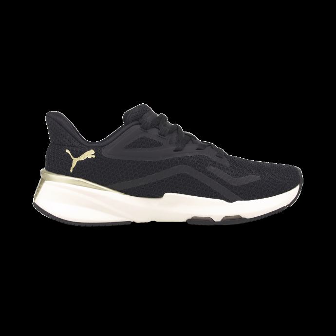 Puma Canada Black-team Gold Pwrframe Tr Deco Glam Chaussures D'entraînement Femmes
