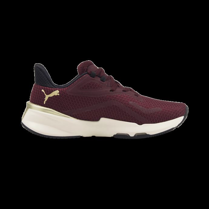 Aubergine-team Gold Puma Canada Pwrframe Tr Deco Glam Training Chaussures Femmes
