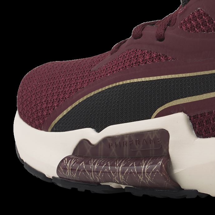 Aubergine-team Gold Puma Canada Pwrframe Tr Deco Glam Training Chaussures Femmes
