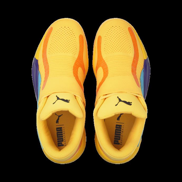 Puma Canada Rise Nitro Chaussures De Basketball Pour Hommes Sun Stream-blue Atoll
