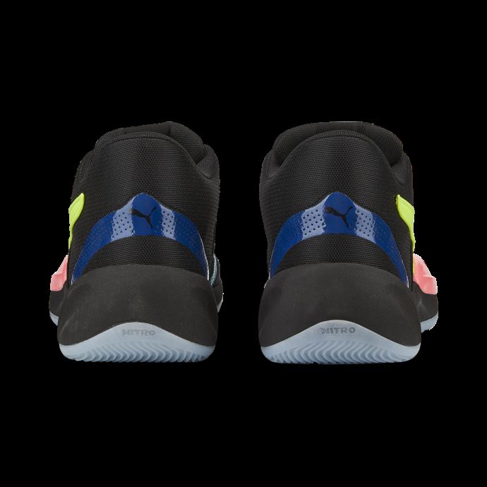 Puma Canada Noir-sunset Glow Rise Nitro Chaussures De Basket
