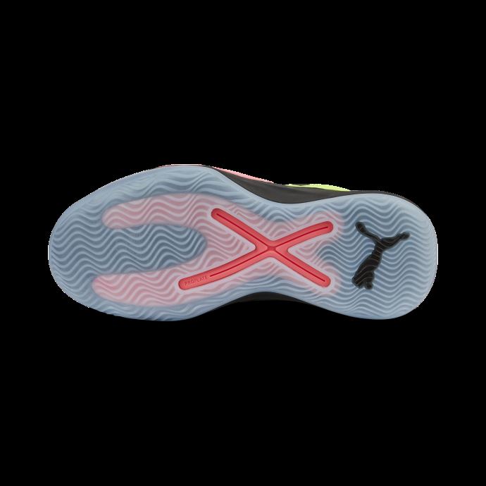 Puma Canada Noir-sunset Glow Rise Nitro Chaussures De Basket
