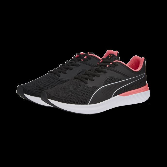 Chaussures De Course De Transport Puma Canada Noir-sunset Glow-argent
