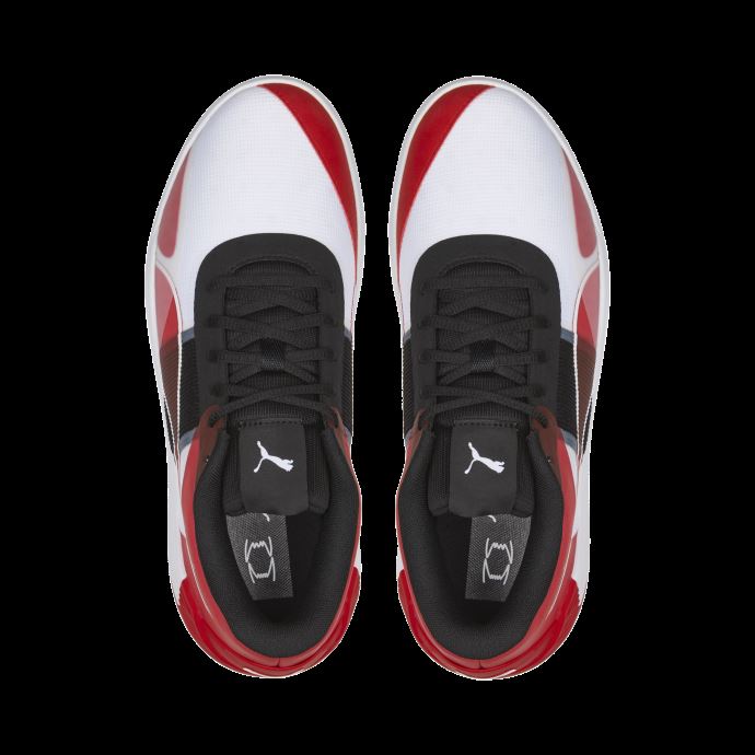 Chaussures De Basketball Puma Canada Fusion Nitro Team Blanc-haut Risque Rouge
