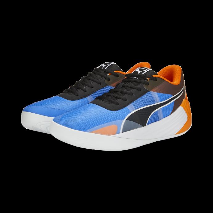 Bluemazing-vibrant Orange Puma Canada Fusion Nitro Team Chaussures De Basketball