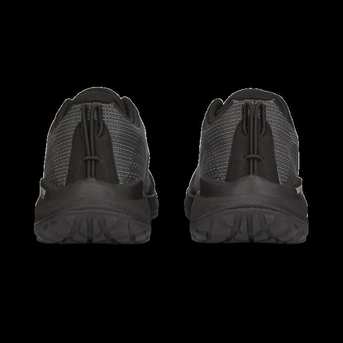 Puma Canada Fast-trac Nitro Chaussures De Course Hommes Noir-argent Métallisé
