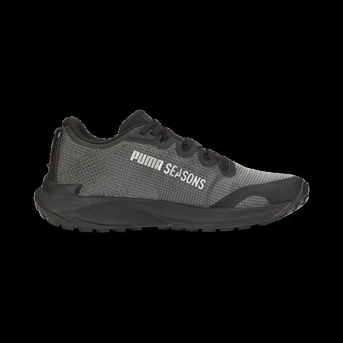Puma Canada Chaussures De Course Fast-trac Nitro Noir-argent Métallisé Femmes

