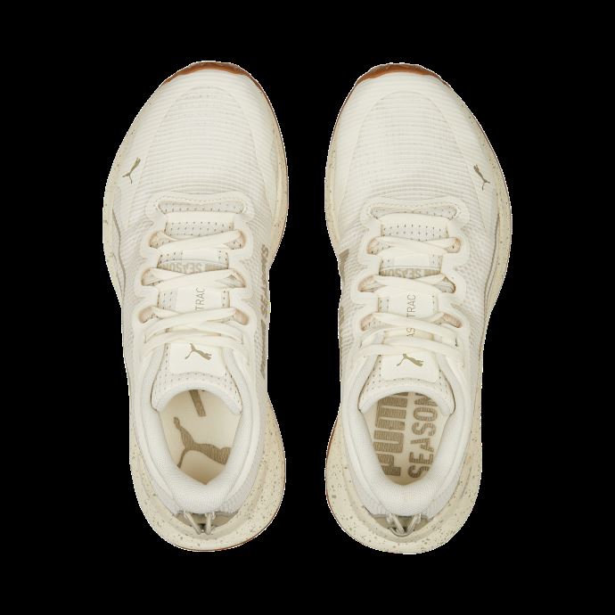 Fast-trac Nitro Femmes Chaussures De Course Puma Canada Pristine-pebble Grey
