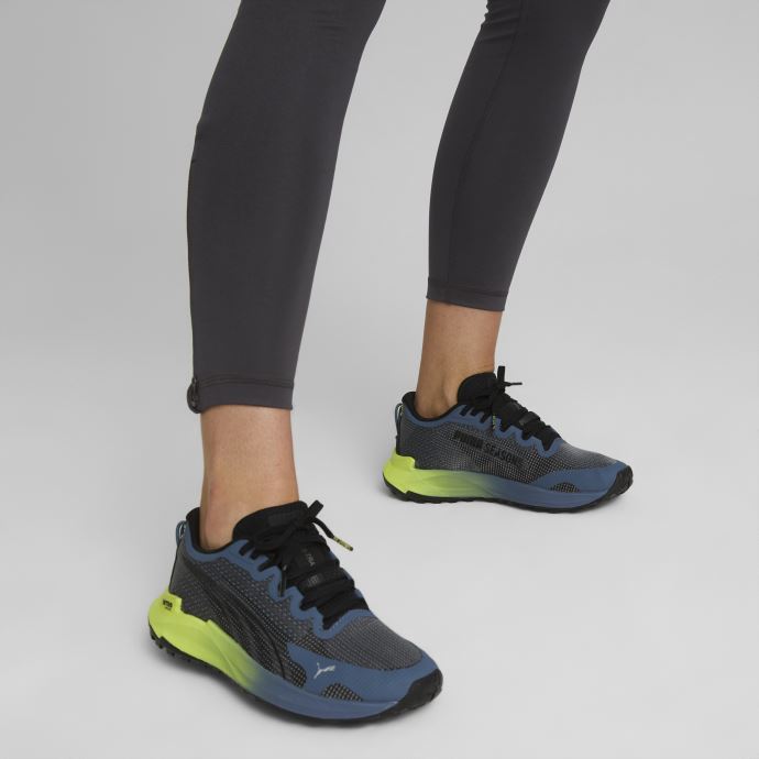 Chaussures De Course Puma Canada Soirée Sky-light Lime Fast-trac Nitro Pour Femmes
