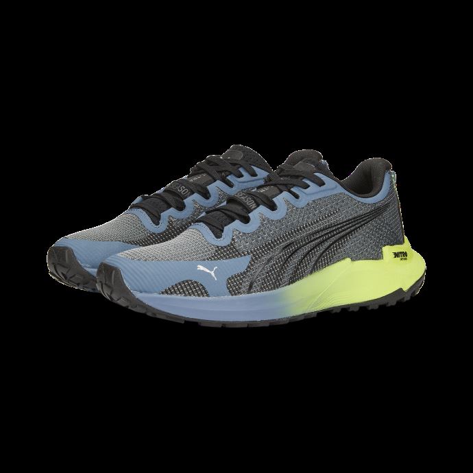 Chaussures De Course Puma Canada Soirée Sky-light Lime Fast-trac Nitro Pour Femmes
