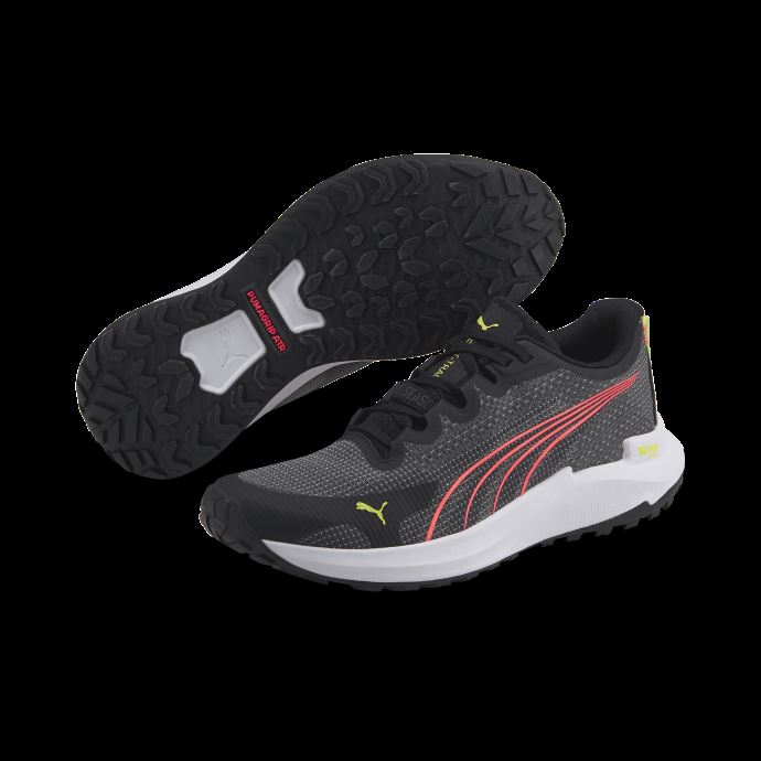 Chaussures De Course Fast-trac Nitro Pour Femmes Black-sunset Glow-light Lime Puma Canada
