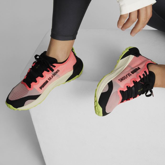 Chaussures De Course Fast-trac Nitro Femmes Puma Canada Sunset Glow-noir
