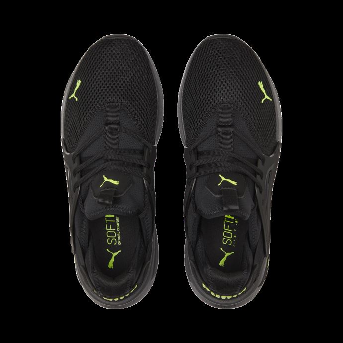 Puma Canada Softride Enzo Evo Chaussures De Course Black-lime Squeeze
