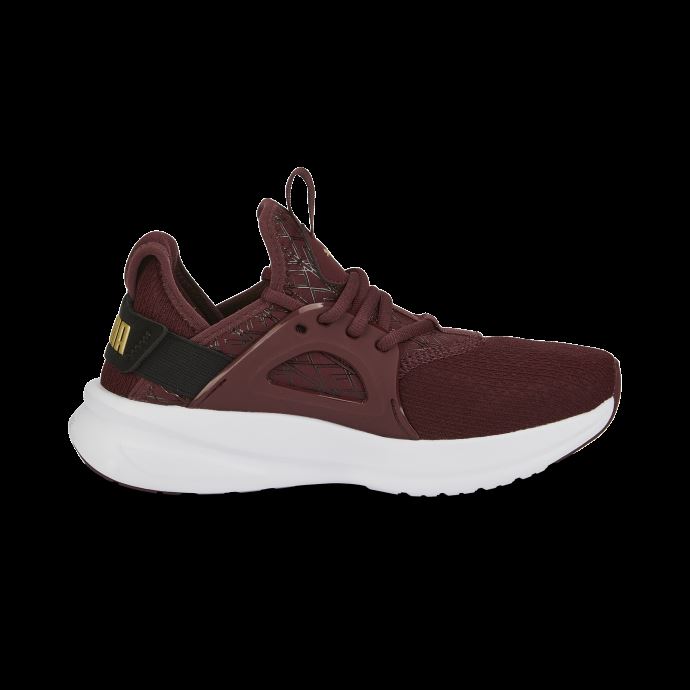 Puma Canada Aubergine Softride Enzo Evo Chaussures De Course Métalliques Femmes
