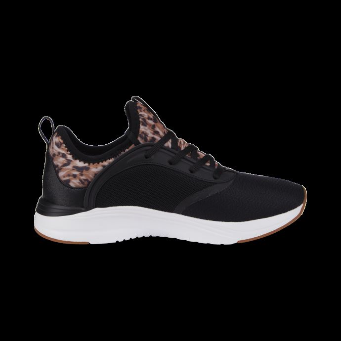 Chaussures De Course Glam Black-team Gold Softride Ruby ​​safari Femmes Puma Canada

