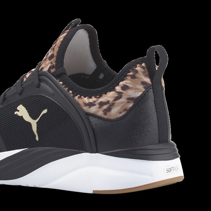 Chaussures De Course Glam Black-team Gold Softride Ruby ​​safari Femmes Puma Canada
