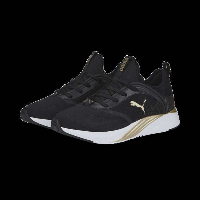 Softride Ruby ​​deco Glam Chaussures De Course Pour Femmes Puma Canada Black-team Gold
