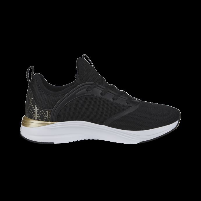 Softride Ruby ​​deco Glam Chaussures De Course Pour Femmes Puma Canada Black-team Gold
