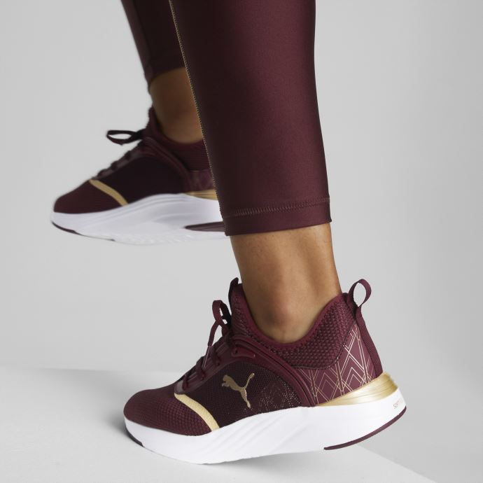 Chaussures De Course Aubergine-team Gold Softride Ruby ​​deco Glam Pour Femmes Puma Canada
