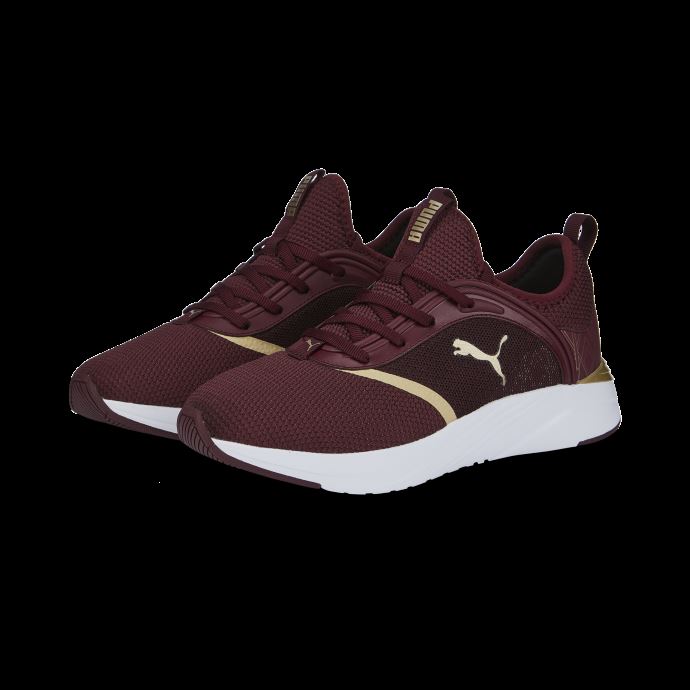 Chaussures De Course Aubergine-team Gold Softride Ruby ​​deco Glam Pour Femmes Puma Canada
