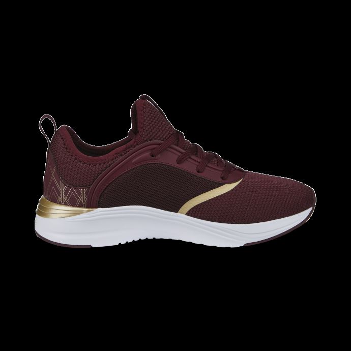 Chaussures De Course Aubergine-team Gold Softride Ruby ​​deco Glam Pour Femmes Puma Canada
