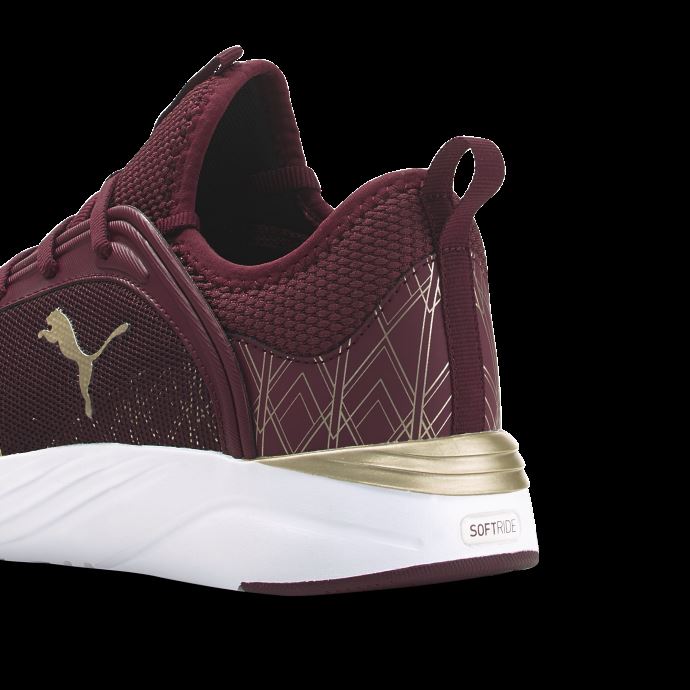 Chaussures De Course Aubergine-team Gold Softride Ruby ​​deco Glam Pour Femmes Puma Canada
