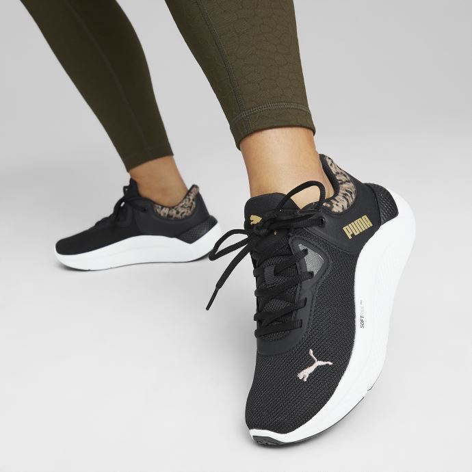 Chaussures D'entraînement Softride Pro Safari Glam Pour Femmes Black-team Gold Puma Canada

