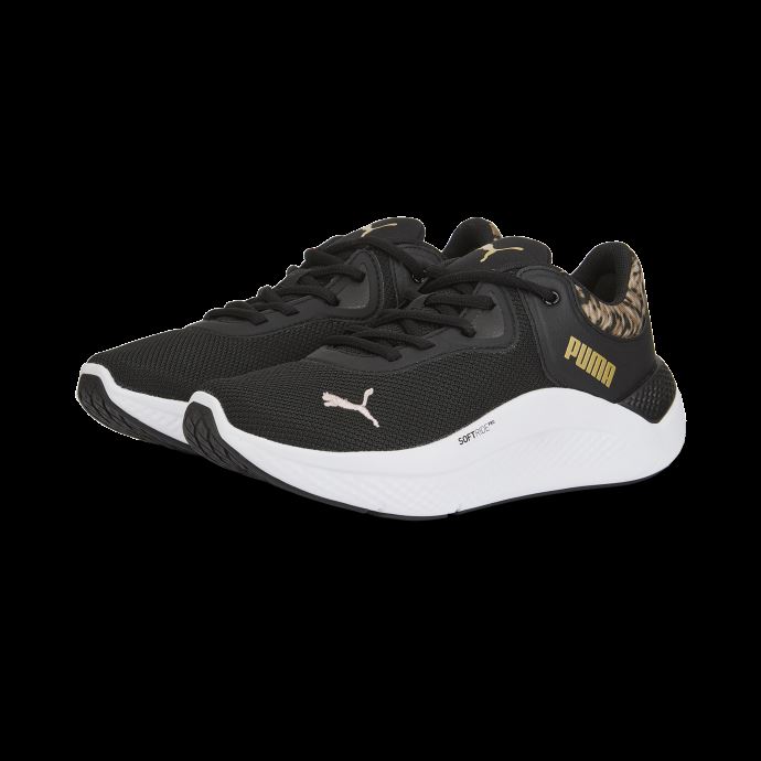 Chaussures D'entraînement Softride Pro Safari Glam Pour Femmes Black-team Gold Puma Canada
