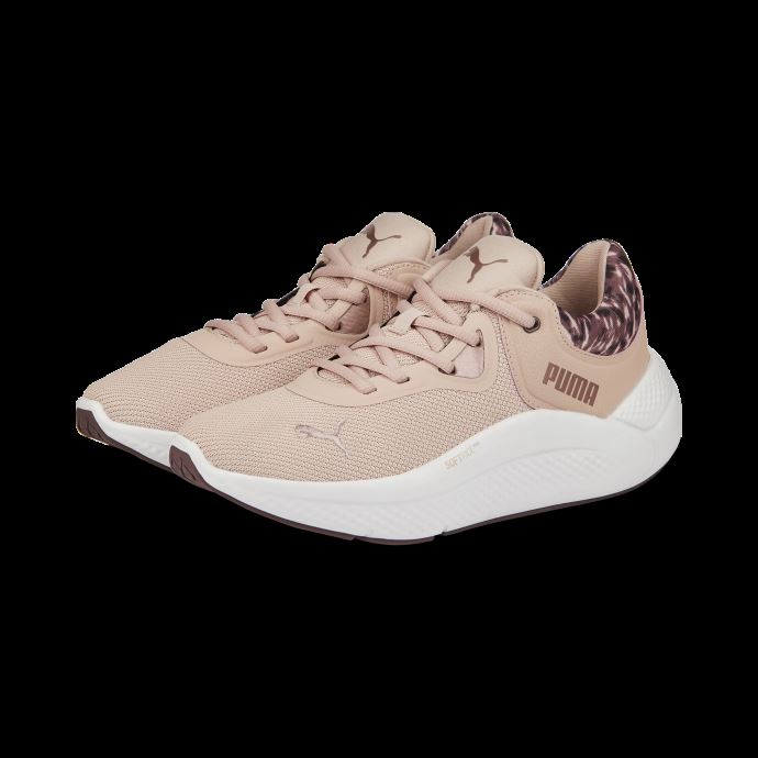 Puma Canada Softride Pro Safari Glam Chaussures D'entraînement Pour Femmes Quartz Rose-or Rose
