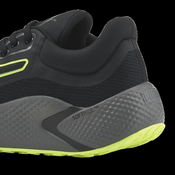 Chaussures D'entraînement Softride Pro Coast Puma Canada Black-lime Squeeze
