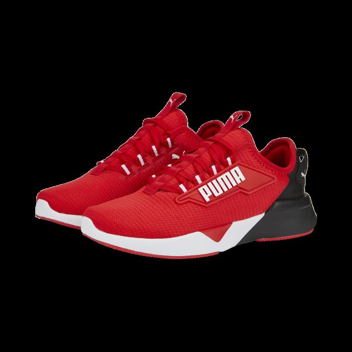 Puma Canada Représailles 2 Baskets Jeunesse Haut Risque Rouge-noir