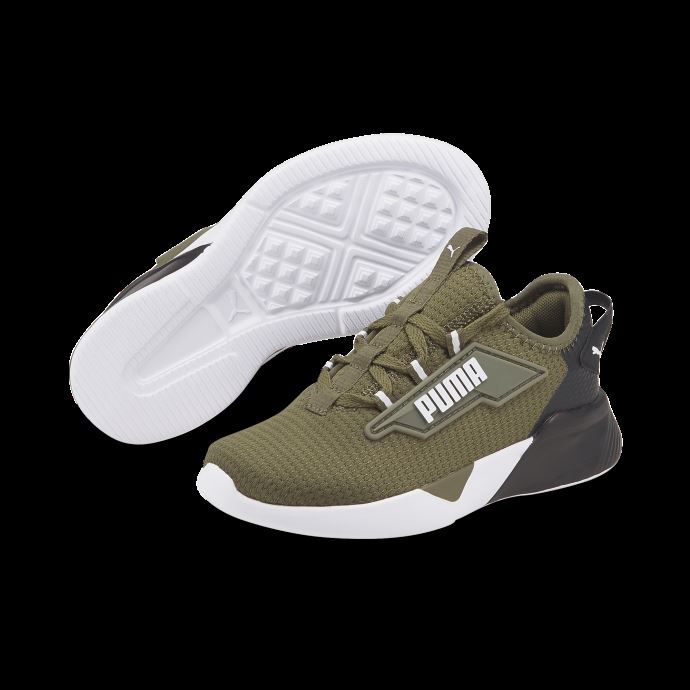 Baskets Représailles 2 Enfant Puma Canada Vert Mousse-noir