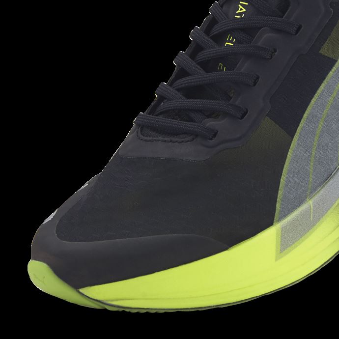 Chaussures De Course Deviate Nitro Elite Carbone Hommes Black-lime Squeeze-asphalt Puma Canada

