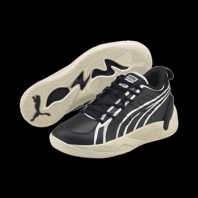 Chaussures De Basketball Puma Canada X Joshua Vides Trc Blaze Court Noir Blanc