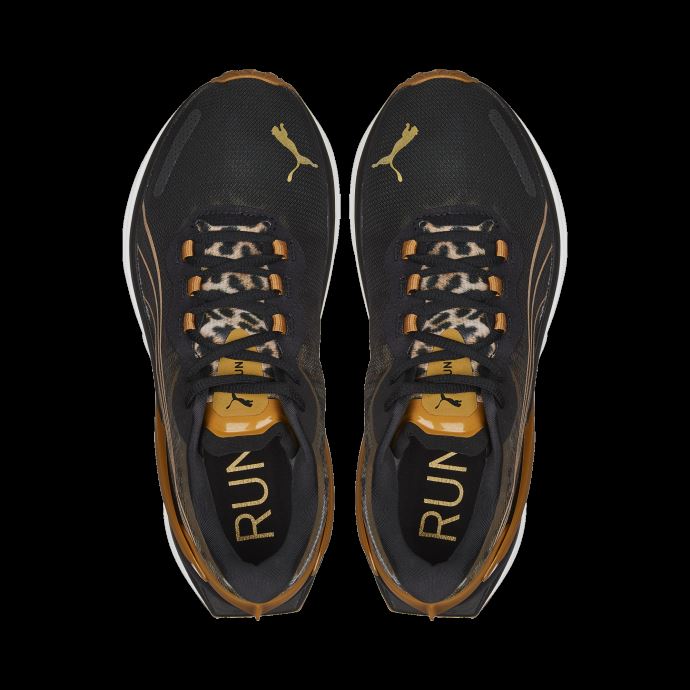 Puma Canada Run Xx Nitro Safari Glam Chaussures De Course Pour Femmes Noir-desert Tan
