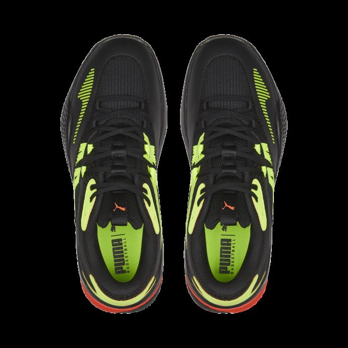 Chaussures De Basketball Court Rider 2.0 Glow Stick Black-lime Squeeze Puma Canada
